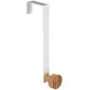 Image de Patère 1 Tête Métal Et Bambou Blanc - 5five