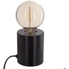 Image de Lampe socle Saba noir H11cm - Atmosphera Créateur dintérieur