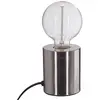 Image de Lampe Socle Saba Argent H11cm - Atmosphera