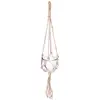 Image de Cache Pot Suspendu Verre Et Jute D11cm - Atmosphera
