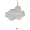 Image de Coussin Déco Musical "nuage" 30cm Gris
