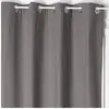 Image de Rideau Isolant En Coton "isa" 140x260cm Gris Foncé