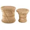 Image de Lot de 2 tables gigognes ilyan bambou d3037cm ILYAN