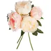 Image de Bouquet De 4 Pivoines Articielles Rose H30cm - Atmosphera