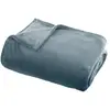 Image de Plaid Ollis Flanelle Bleu Orage 130x180cm - Atmosphera