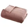 Image de Plaid Flanelle Rose 130x180cm - Atmosphera