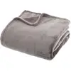 Image de Plaid Flanelle Gris 180x230cm - Atmosphera