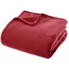 Image de Plaid Flanelle Rouge 180x230cm - Atmosphera
