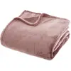 Image de Plaid Flanelle Rose 180x230cm - Atmosphera