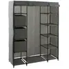 Image de Armoire Penderie 3 Boîtes Tissu Gris Anthracite - 5five