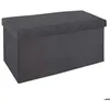 Image de Pouf pliant double Tess velours gris - Atmosphera Créateur dintérieur