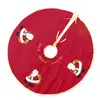 Image de Tapis De Sapin En Feutrine Rouge D90cm - Atmosphera