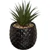 Image de Plante Artificielle Ananas H21cm - Noir - Atmosphera