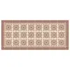 Image de Tapis Vinyle Mosaïque 50x112cm - Marron - Atmosphera
