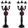 Image de Accessoires pour Village de Noël - MODELE A - Lampadaires lumineux - PVC - 0.16 kg