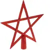 Image de Cimier Étoile Paillette Rouge 20 Cm - Feeric Lights & Christmas