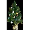 Image de Sapin H.50cm Avec Décorations Et Guirlande Lumineuse Copper 20 Led En Box Palette Assorti - Atmosphera Créateur D'intérieur