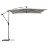 Image de Parasol Déporté Carré "manoa" Taupe D2,5x2,5m En Acier - Hespéride