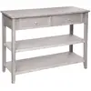 Image de Console 2 Tiroirs Charme Bois Blanchi L110cm - Atmosphera