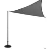 Image de Mât de fixation pour voile dombrage graphite 50mm en acier traité époxy - Hespéride