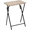 Image de Table Pliante 1 Place Effet Bois - 5five