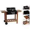 Image de Barbecue À Charbon Etretat - Bois Et Acier Époxy