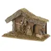 Image de Crèche À Garnir Avec Mousse Et Écorces H.24cm - Atmosphera Créateur D'intérieur
