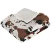 Image de Plaid 3d Géo Fausse Fourrure Blanc 130x160cm - Atmosphera