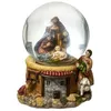 Image de Boule à neige crèche 18 cm multicolore - Jésus Marie et Joseph