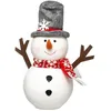 Image de Personnage Bonhomme de neige avec chapeau et écharpe