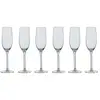 Image de Lot De 6 Flûtes À Champagne "orpea" 16cl Transparent
