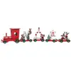 Image de Objet Bois Train 4 Wagons Noël - Feeric Lights & Christmas