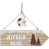 Image de Pancarte bois Joyeux Noël - 29 cm