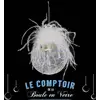 Image de Boule De Noël En Verre 100 Mm Irisé Plume - Feeric Lights & Christmas