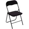 Image de Chaise Pliante En Velours Noir - 5five