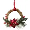 Image de Couronne Poinsettia 38cm - Atmosphera Créateur D'intérieur