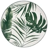 Image de Lot De 6 Assiettes Plates "palme" 26cm Vert