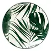 Image de Lot De 6 Assiettes Creuses "palme" 20cm Vert