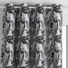 Image de Rideau Bejuco Motifs Jacquard Noir 140x260cm - Atmosphera