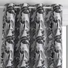 Image de Rideau Bejuco motifs jacquard noir 140x260cm - Atmosphera Créateur dintérieur