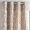 Image de Rideau Bejuco Motifs Jacquard Beige 140x260cm - Atmosphera