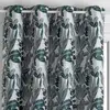 Image de Rideau Bejuco Motifs Jacquard Vert Cèdre 140x260cm - Atmosphera