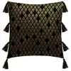Image de Housse De Coussin "shine" 40x40cm Noir