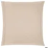 Image de Taie doreiller Carina coton beige 63x63cm - Atmosphera Créateur dintérieur