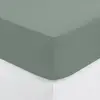 Image de Drap-housse "carina" Coton Vert Céladon 90x190cm - Atmosphera Createur D'interieur