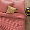 Image de Housse De Couette Carina En Coton Rose Blush 140x200cm - Atmosphera