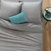 Image de Housse De Couette Carina Coton Gris Souris 240x220cm - Atmosphera