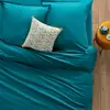 Image de Housse De Couette Carina En Coton Bleu Canard 240x220cm - Atmosphera