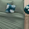 Image de Housse de couette Carina coton vert céladon 240x220cm - Atmosphera Créateur dintérieur