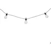 Image de Guirlande LED solaire noir L500cm - Atmosphera Créateur dintérieur